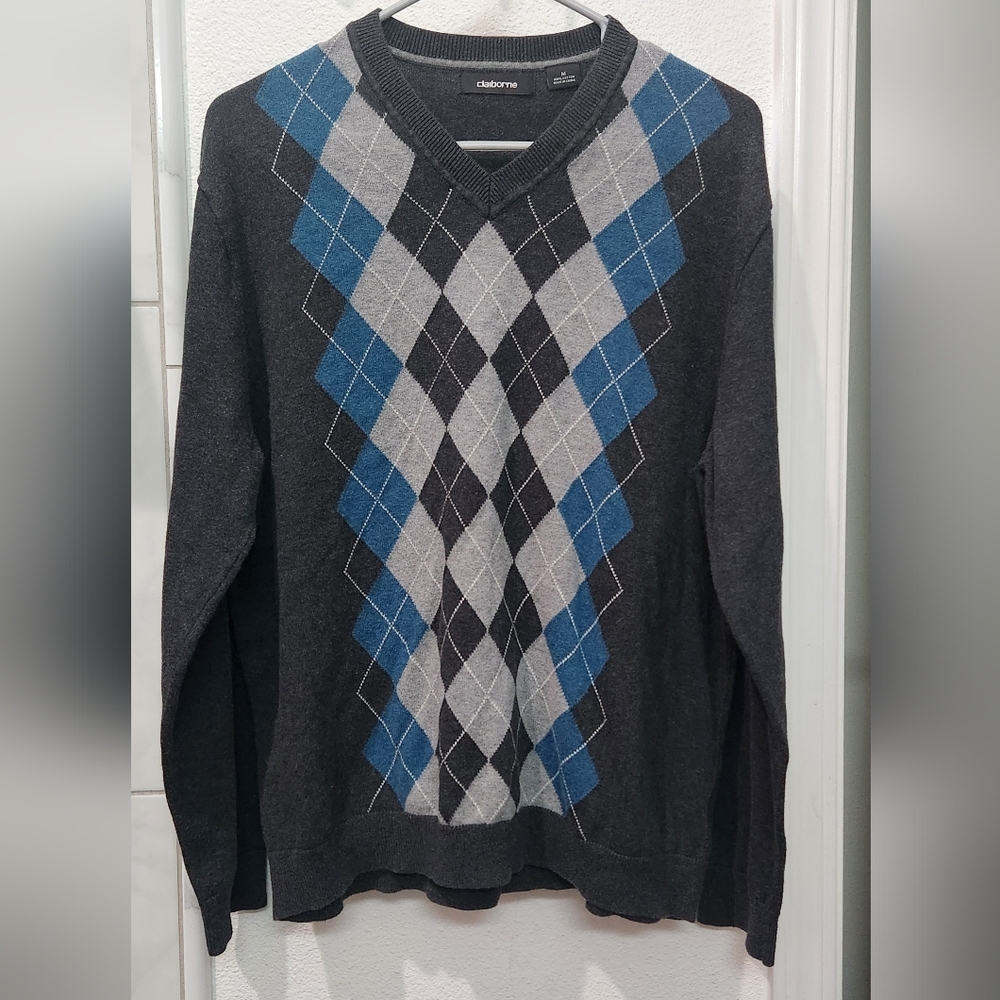 Men's Liz Claiborne argyle sweater